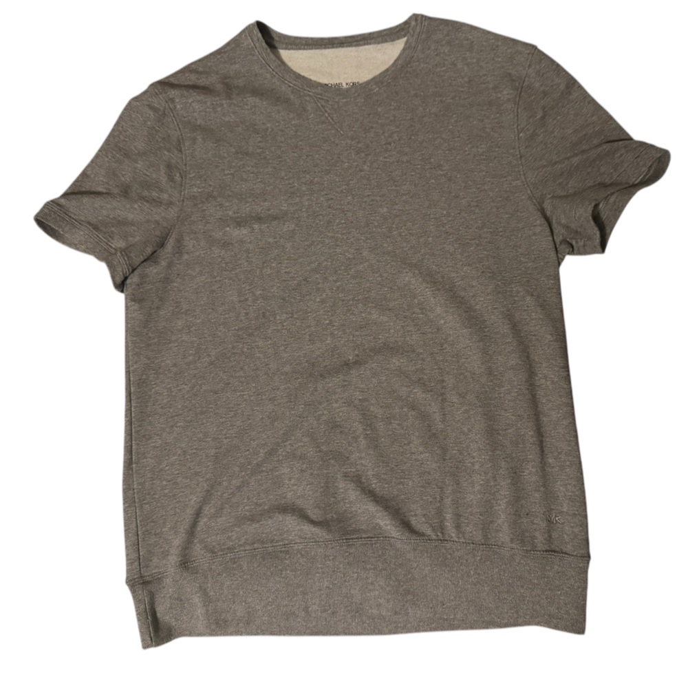 Gray Short Sleeve Michael Kors T-Shirt Size Large